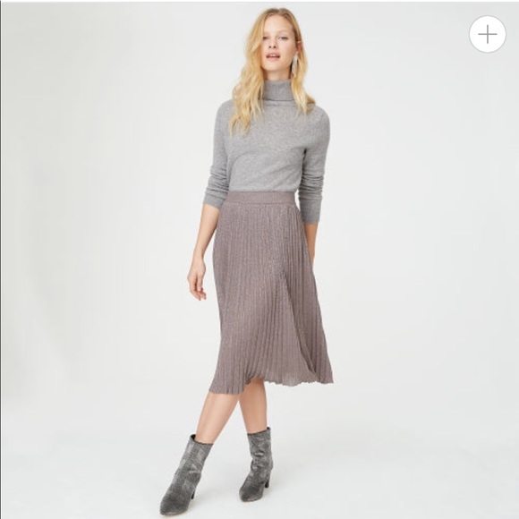 Club Monaco Women's Elasticated Slip Pleat Skirt - Classic Effortless Style Skirt - View #7